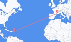 Flights from San Juan, the United States to Nîmes, France