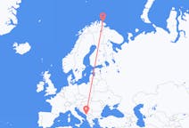 Flights from Berlevåg, Norway to Podgorica, Montenegro