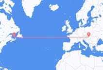 加拿大出发地 马德琳岛 (魁北克省)飞往加拿大目的地 布达佩斯的航班