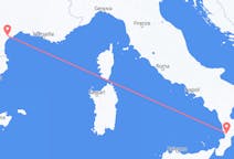 Flights from Béziers, France to Lamezia Terme, Italy