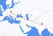 Flyg från Nepalgunj, Nepal till Vienna, Österrike