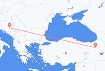Flights from Erzurum to Sarajevo