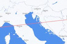 Flyg från Belgrad till Nice