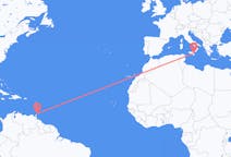 Flights from Tobago, Trinidad & Tobago to Catania, Italy