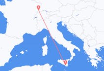 Flyreiser fra Comiso, Italia til Mulhouse, Sveits