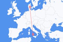 Flyreiser fra Sønderborg, Danmark til Trapani, Italia
