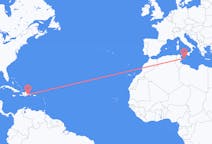 出发地 多米尼加共和国出发地 聖多明哥目的地 意大利兰佩杜萨岛的航班