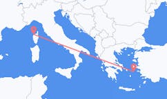 Loty z miasta Calvi, Haute-Corse do miasta Ikaria