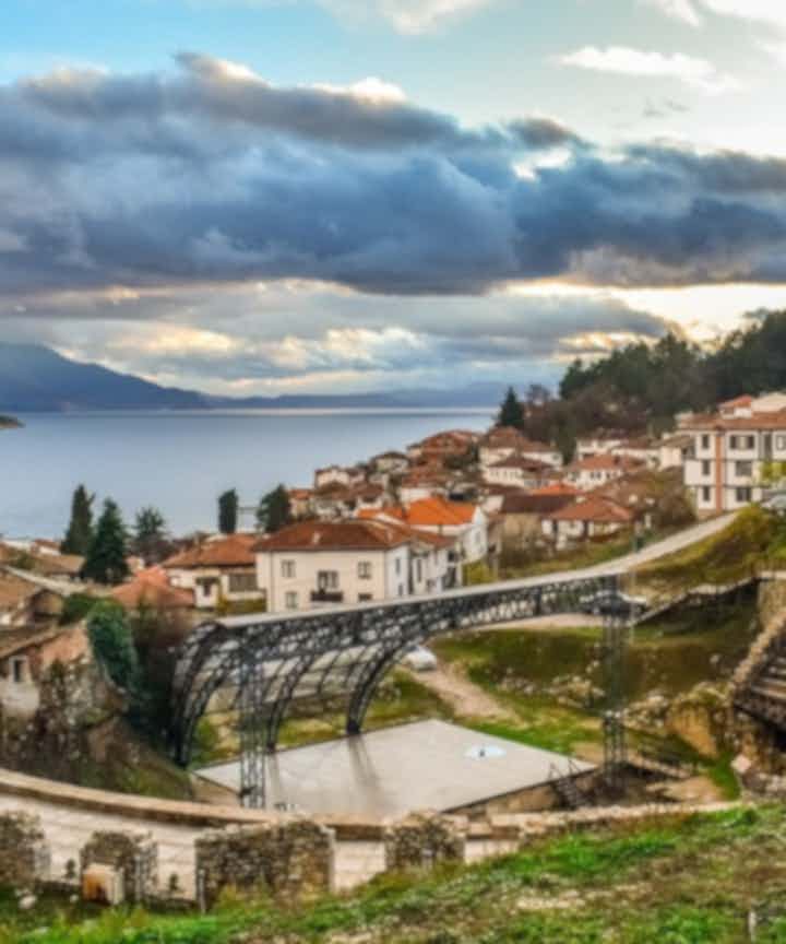 Flights from Deauville, France to Ohrid, Republic of North Macedonia