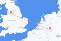 Flyreiser fra Manchester, England til Duesseldorf, Tyskland