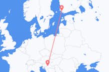Flyreiser fra Zagreb, til Åbo