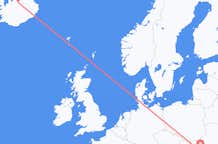 Voos de Satu Mare, Romênia para Akureyri, Islândia