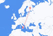 Flights from Joensuu, Finland to Comiso, Italy