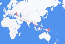 Flyrejser fra Port Moresby til Samsun