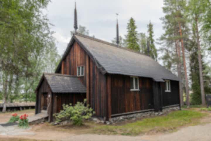 芬兰位于索丹屈莱的小屋