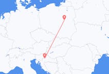 Flights from Zagreb, Croatia to Warsaw, Poland
