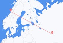 Fly fra Kazan til Brønnøysund