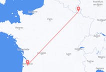 Vluchten van Luxemburg, Luxemburg naar Bordeaux, Frankrijk