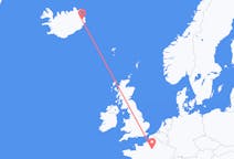 Loty z Paryż, Francja do Egilsstaðir, Islandia