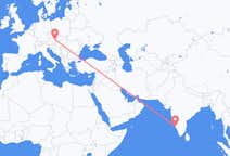 Flyg från Mangalore, Indien till Vienna, Österrike