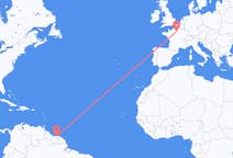 Flights from Paramaribo, Suriname to Paris, France