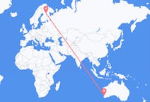 Flyg från Perth, Australien till Kuusamo, Finland