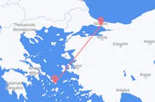 Vols de Mykonos, Grèce pour Istanbul, Turquie