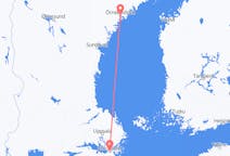 Vols de Stockholm, Suède vers Örnskoldsvik, Suède