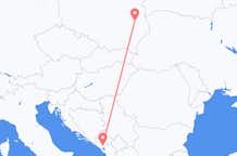 Flyg från Lublin till Podgorica