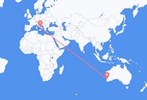 Flyg från Perth, Australien till Neapel, Italien
