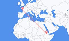 Flyreiser fra Lalibela, Etiopia til La Rochelle, Frankrike