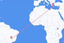 Рейсы из Уберландия, Бразилия в Ханья, Греция