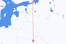 Flyg från Sankt Petersburg, Ryssland till Kiev, Ukraina