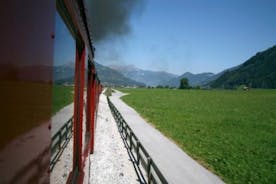 Salzburg togstation ankomst overførsel