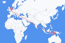 Flyrejser fra Darwin, Australien til Ostend, Belgien