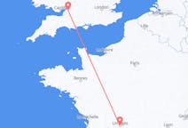Flyg från Limoges, Frankrike till Bristol, England