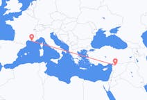Flyrejser fra Aleppo til Marseille