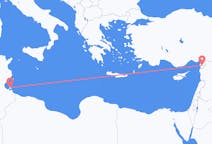 出发地 突尼斯杰尔巴岛目的地 土耳其哈塔伊省的航班