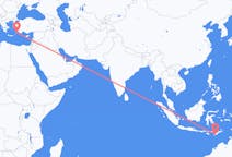Fly fra Kupang til Rhodes