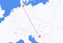 出发地 德国出发地 汉堡飞往波斯尼亚和黑塞哥维那巴尼亚卢卡的航班