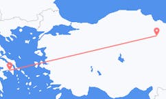 Flyg från Tokat till Aten