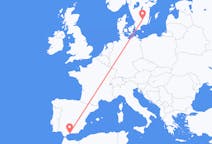 Vluchten van Växjö, Zweden naar Malaga, Spanje