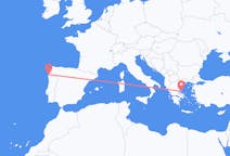 Flyreiser fra Skiathos, Hellas til Vigo, Spania