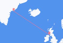 出发地 格陵兰库鲁苏克前往苏格兰的坎貝爾城的航班