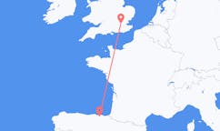 Flyreiser fra Bilbao, Spania til London, England