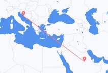 Flights from Riyadh to Zadar