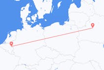 Flüge von der Stadt Maastricht in die Stadt Minsk