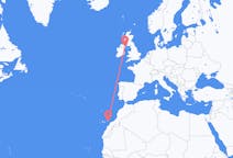 Flug frá Ajuy, Spáni til Belfast, Norður-Írlandi