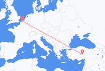 Flights from Nevşehir, Turkey to Ostend, Belgium
