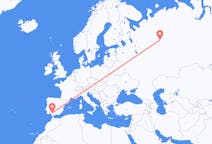 Flights from Syktyvkar, Russia to Seville, Spain